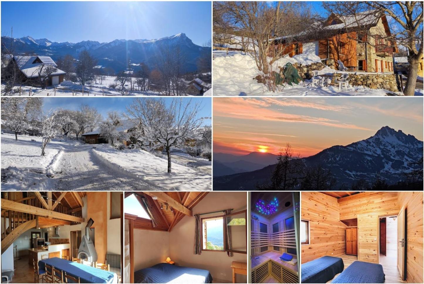 Chalet Mounette Ski Sauna Lac Embrun Puy-Sanieres Zewnętrze zdjęcie